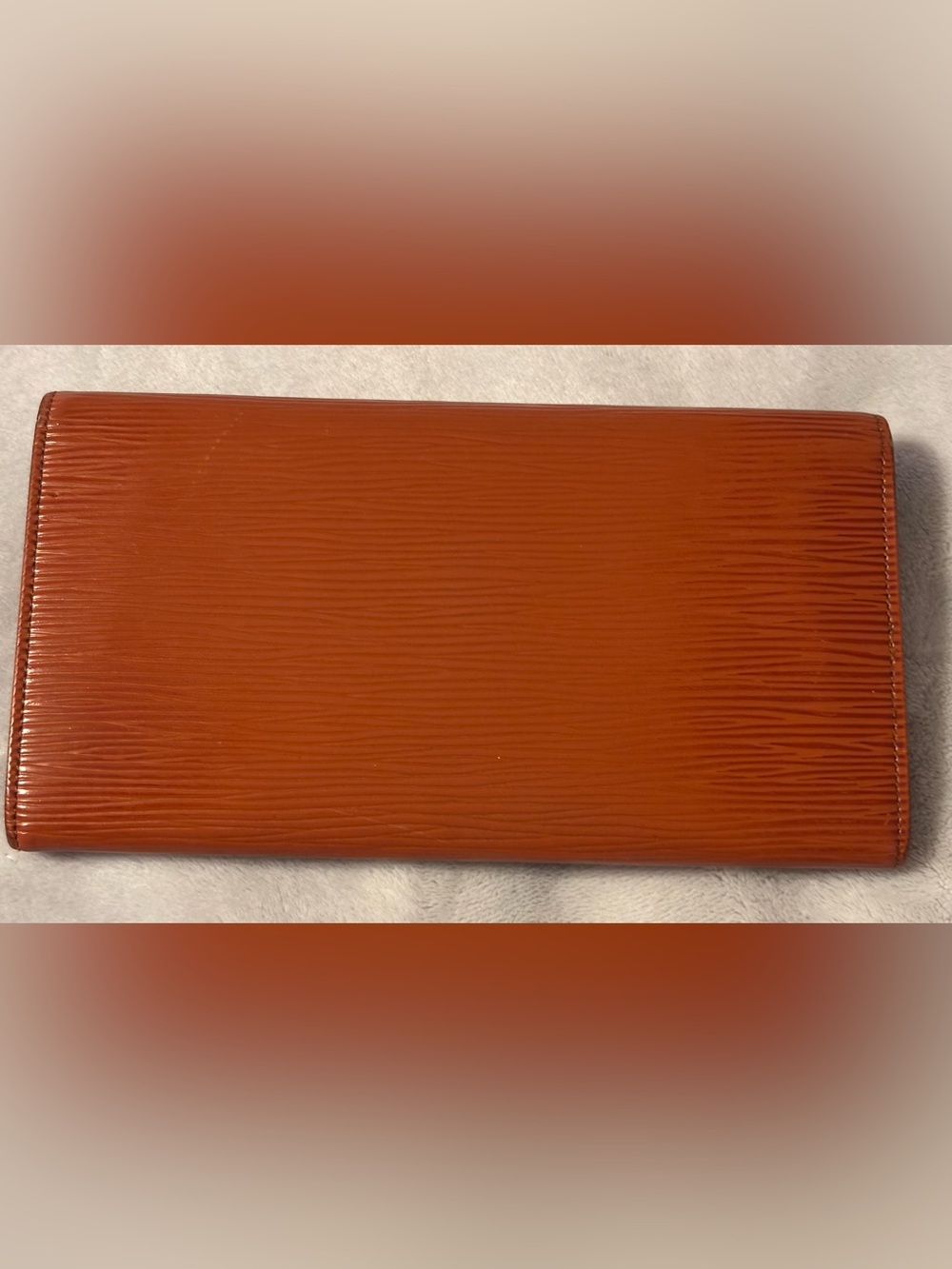 Louis Vuitton Epi Leather Fold Wallet in Cognac Brown vintage - Picture 5 of 15